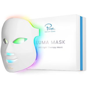 Pure Daily Care Luma Mask LED Skincare Device for the Face | 7 Advanced Color Modes | 5 Light Intensity Levels | All Skin Types